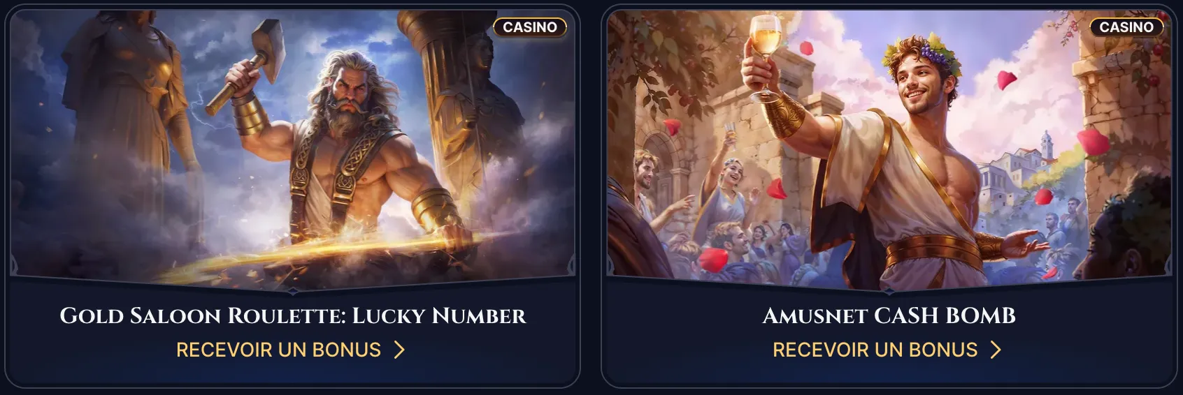 Bonus en Cazeus Casino